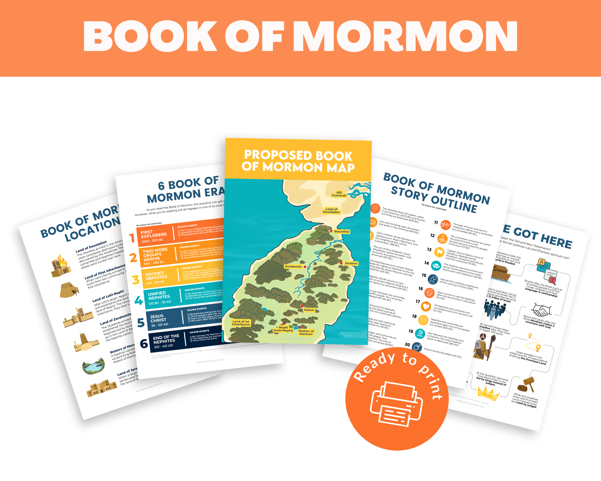 Scripture Maps and Charts: All 4 Standard Works
