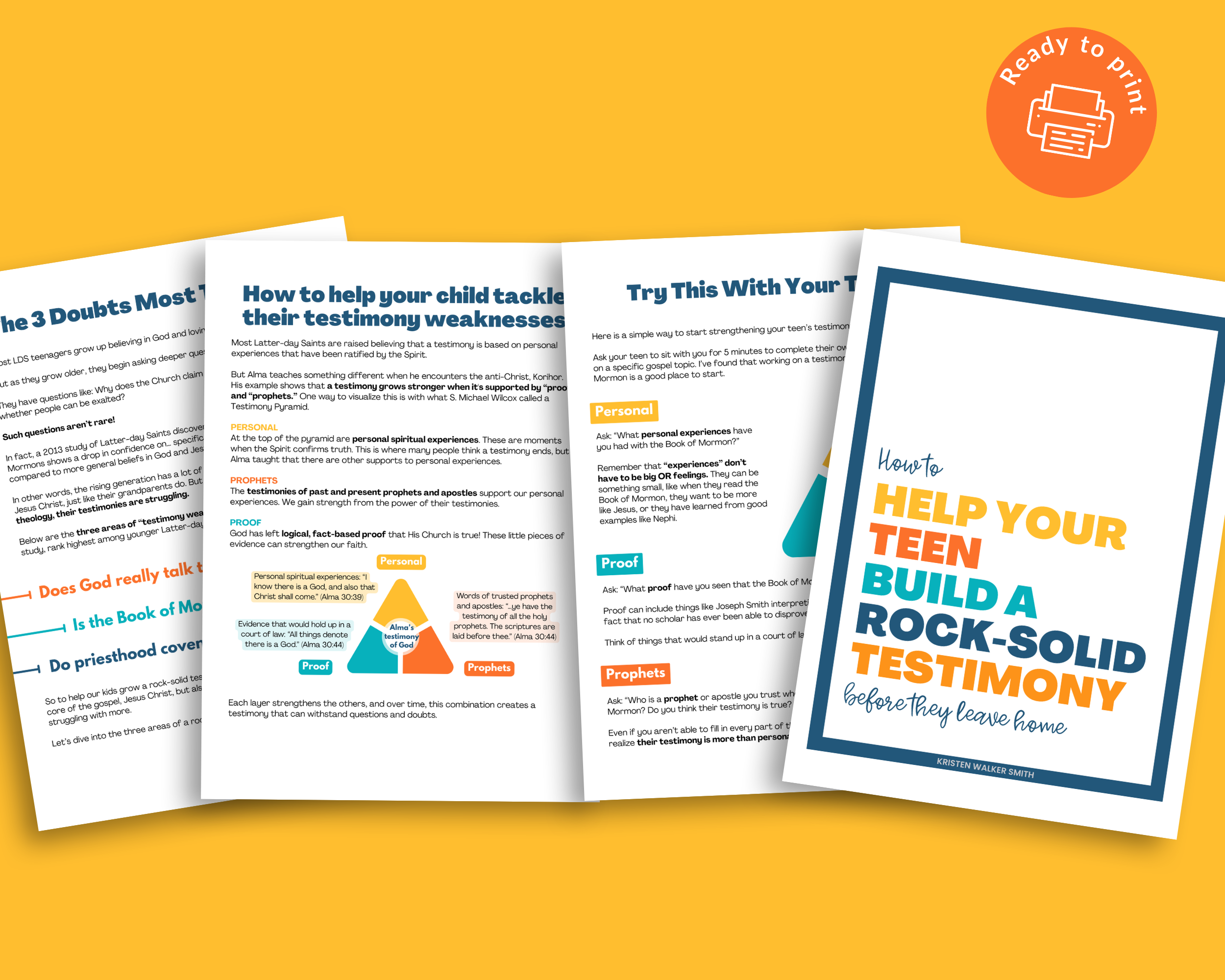 (PDF) How to Help Your Teen Build a Rock-Solid Testimony (Before They Leave Home)