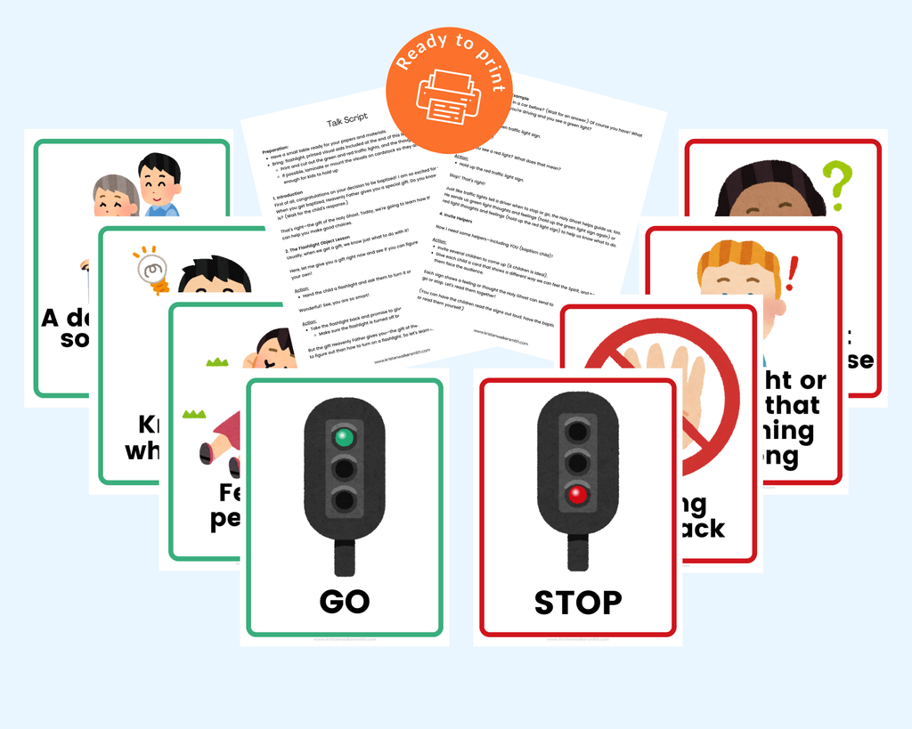 Baptism Holy Ghost Talk for 8 Year Olds