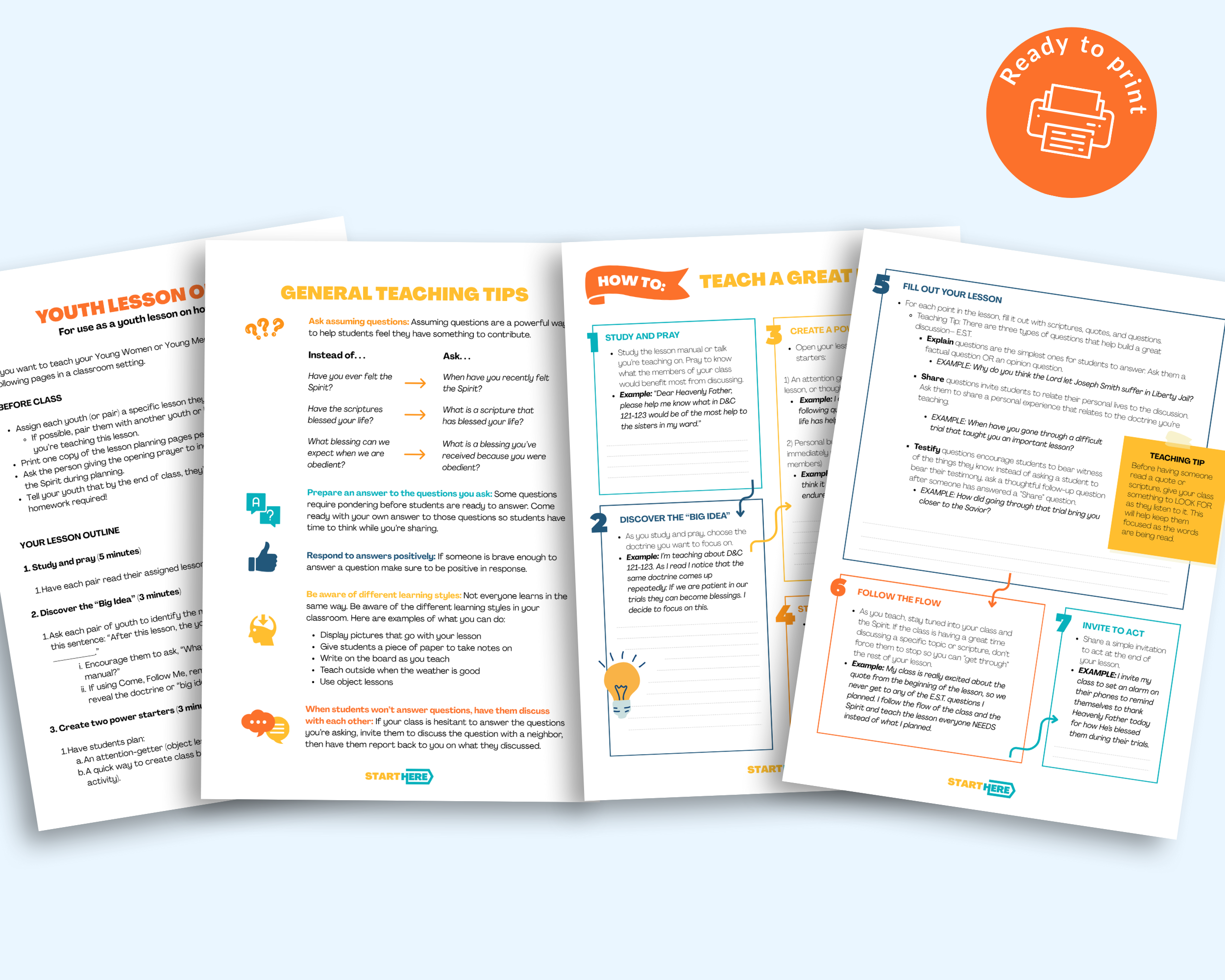 How to Teach a Great Lesson (Youth and Adults - Spanish and English)