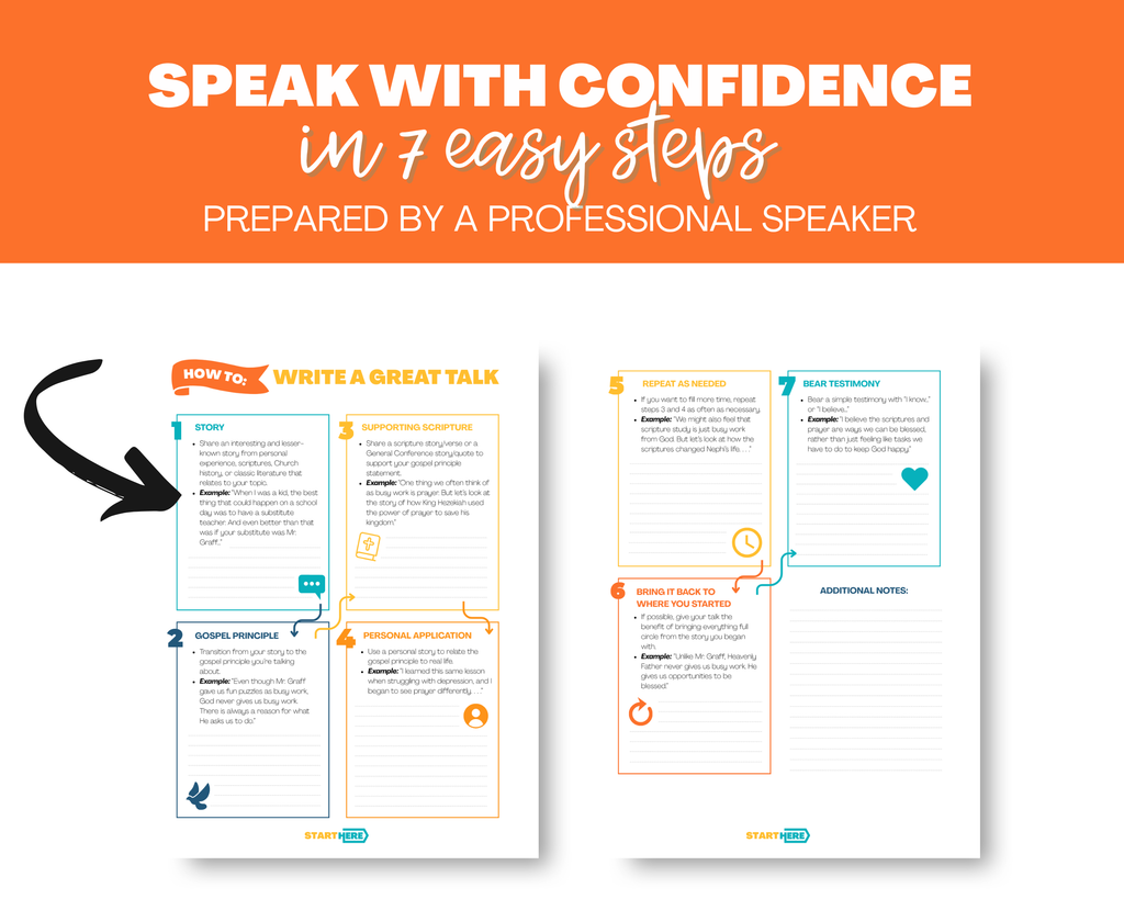 Sample Talk (PDF) How to Write a Great Talk (For Youth and Adults) – Start Here ...