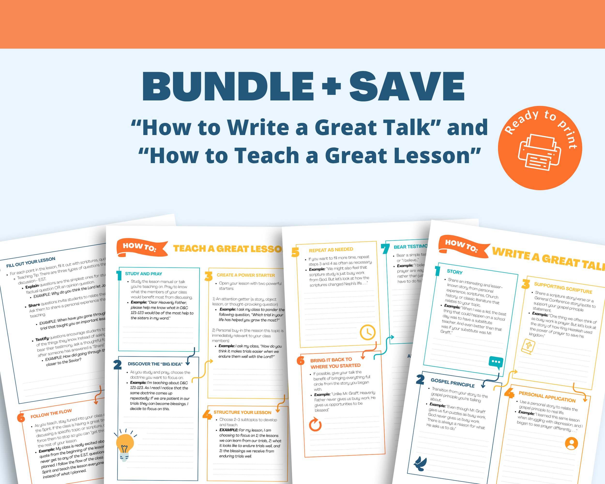 "How To" Bundle: Write a Great Talk and Teach a Great Lesson